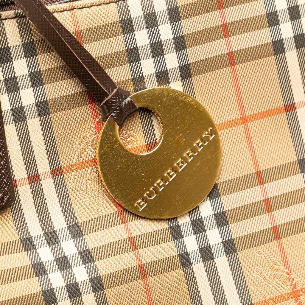 Burberry Haymarket Check Canvas Tote - Detail 2