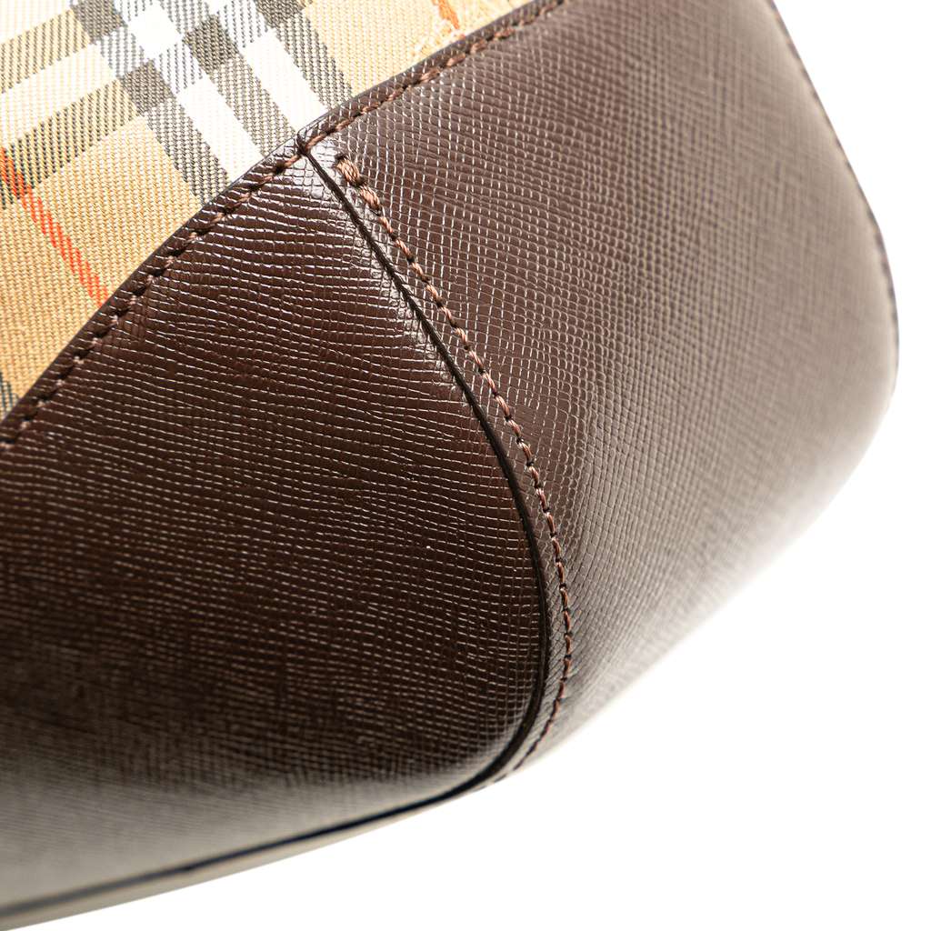 Burberry Haymarket Check Canvas Tote - Image 10