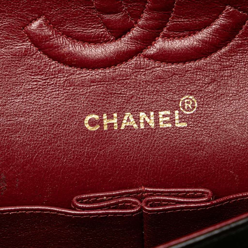 Chanel Medium Classic Lambskin Double Flap - Side view