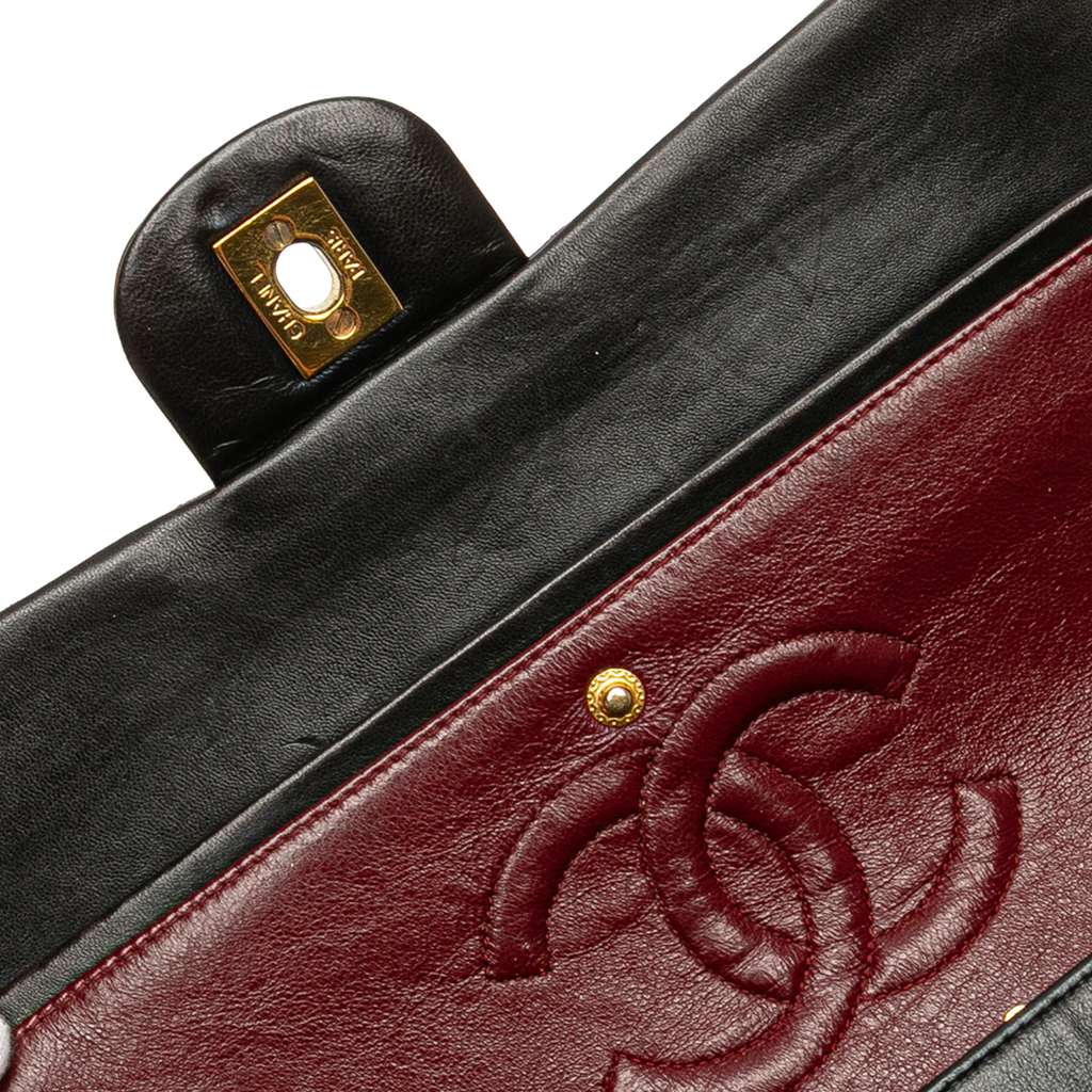 Chanel Medium Classic Lambskin Double Flap - Image 10