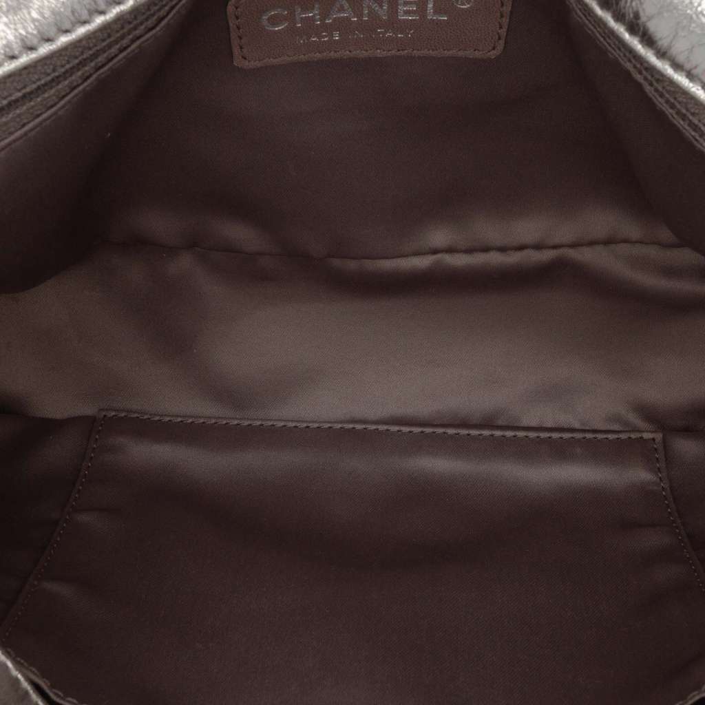 Chanel Metallic Glazed Calfskin Perforated Rodeo Drive Flap - 4