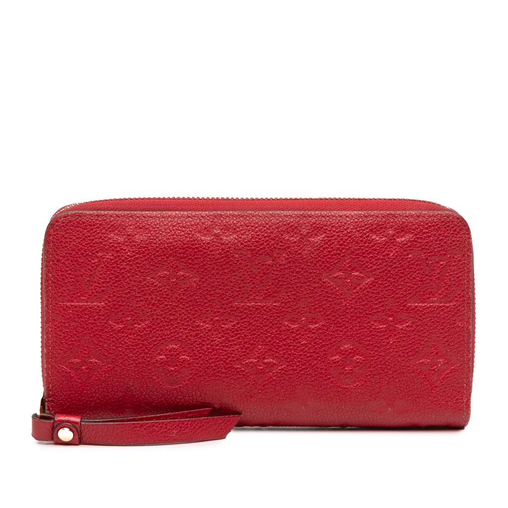Louis Vuitton Monogram Empreinte Zippy Long Wallet