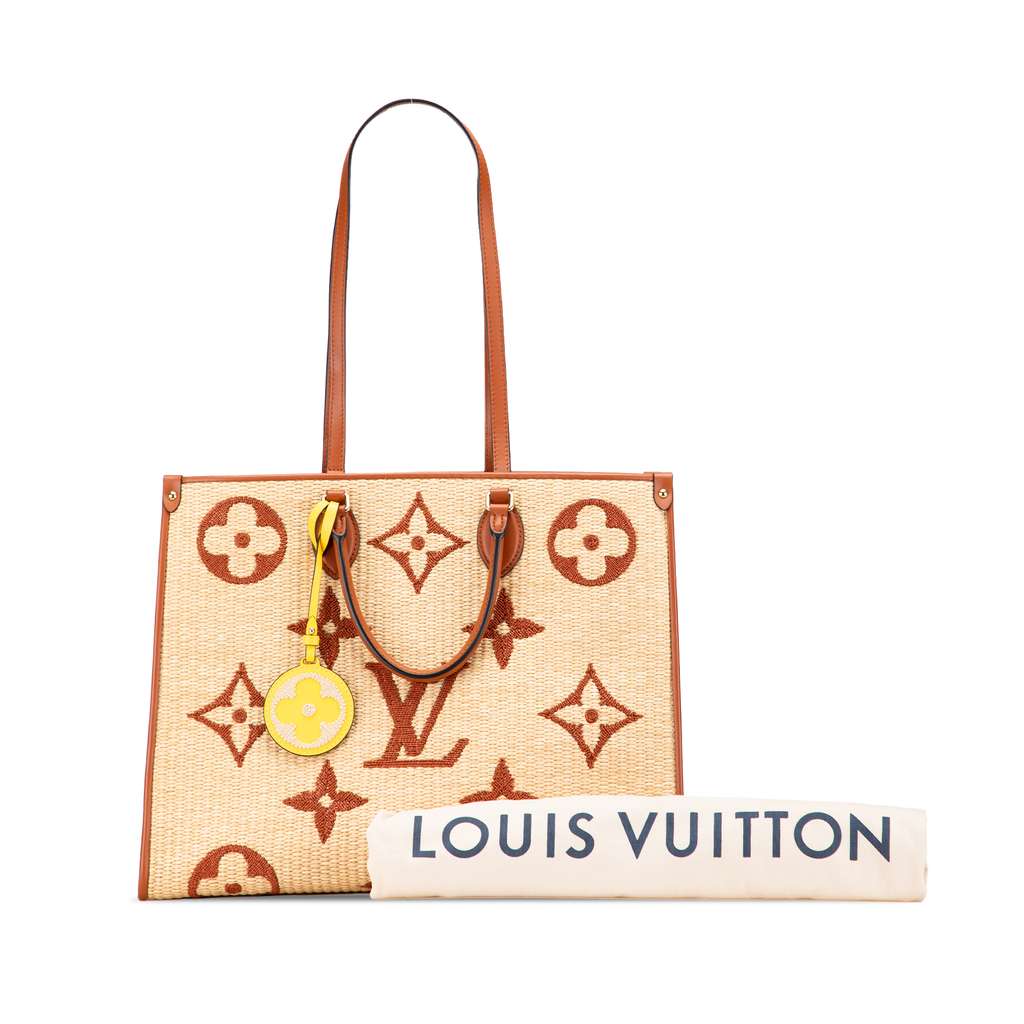 Louis Vuitton Monogram Giant Raffia OnTheGo GM - Image 13