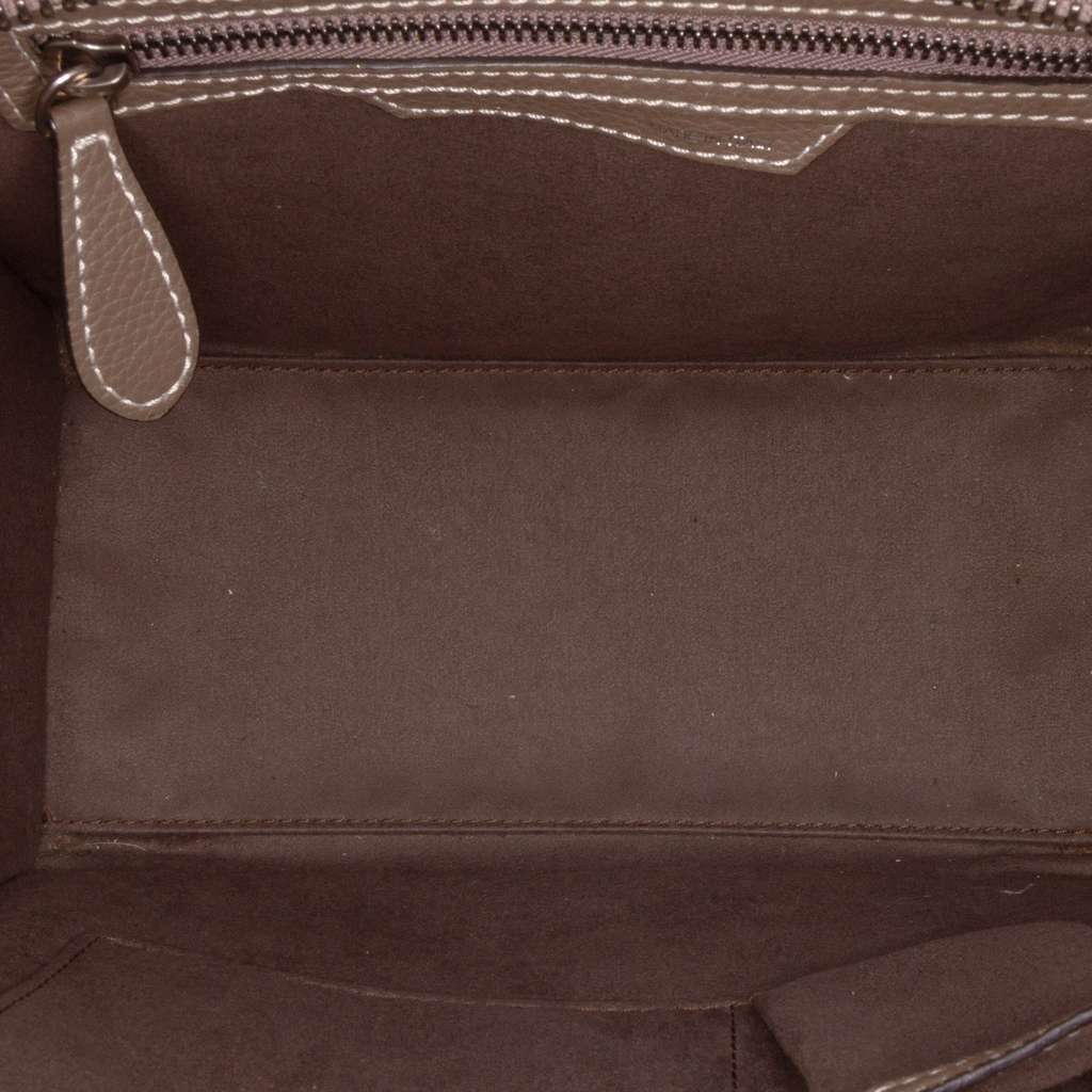 Celine Micro Leather Luggage Tote - 4