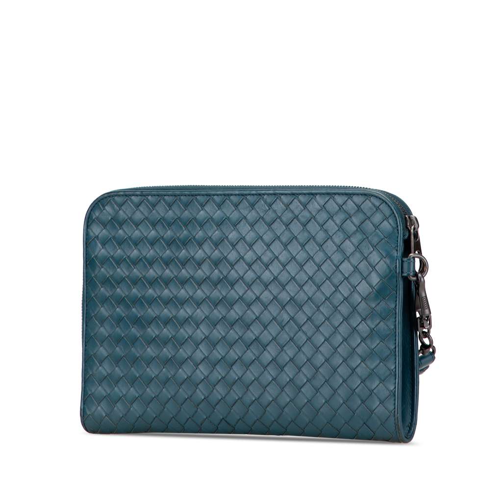 Bottega Veneta Nappa Intrecciato Clutch - Back view