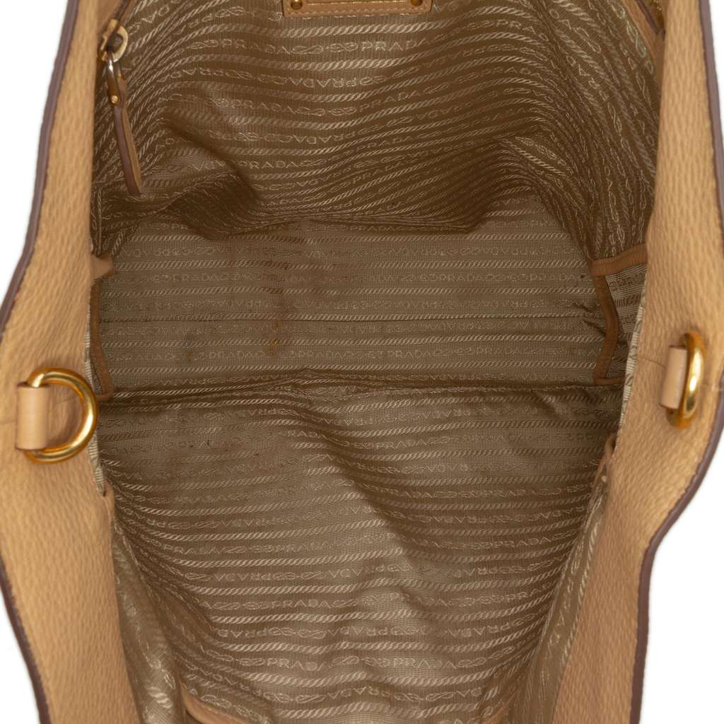 Prada Vitello Daino Open Convertible Tote - 4