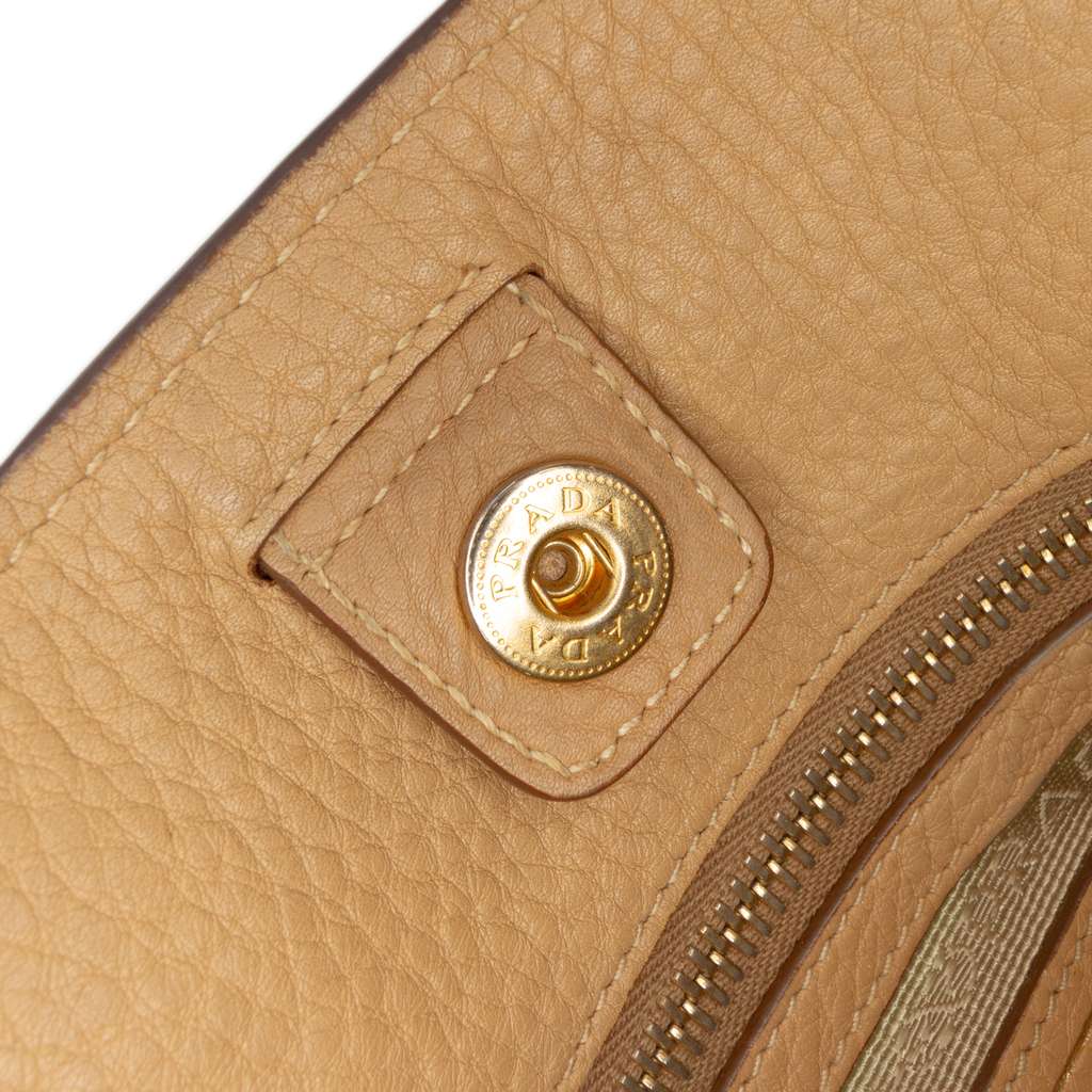 Prada Vitello Daino Open Convertible Tote - Image 10