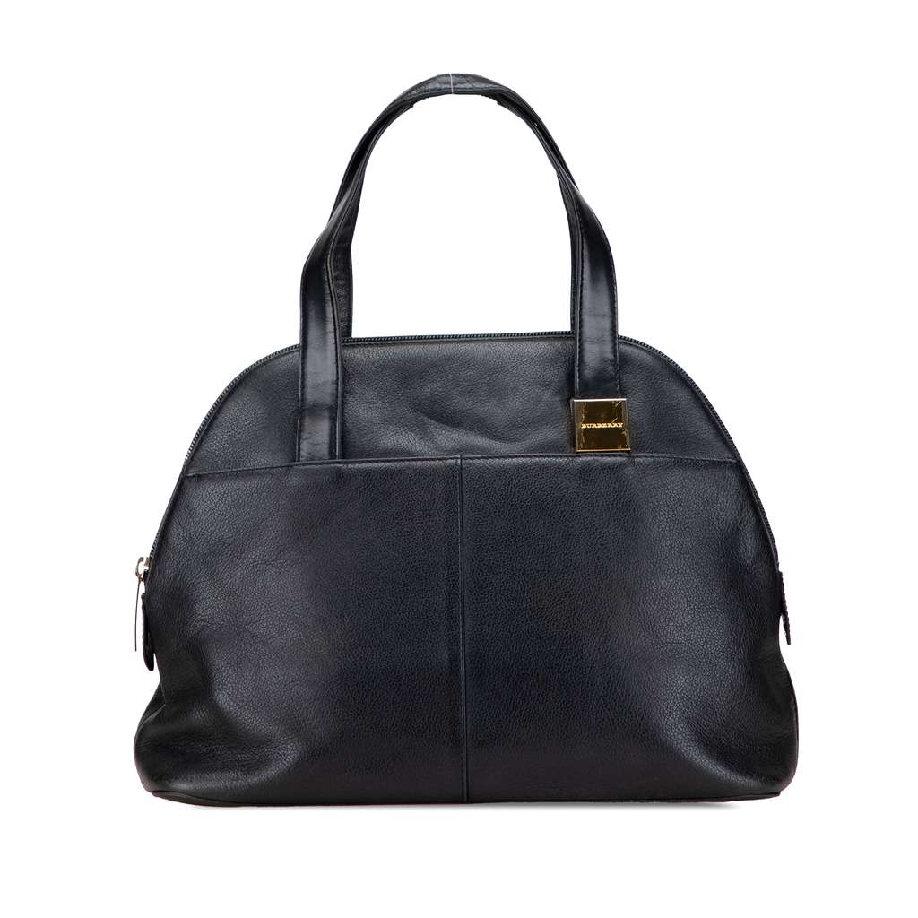 Burberry Leather Dome Handbag