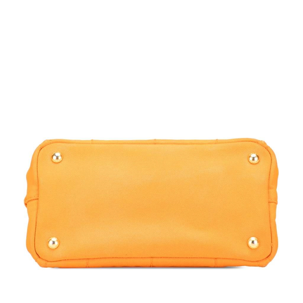 Prada Small Canvas Canapa Logo Satchel - 3