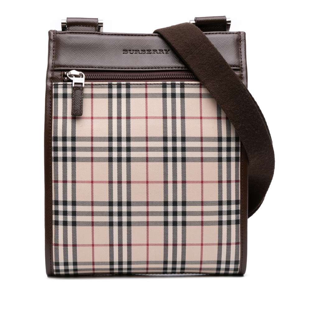 Burberry House Check Canvas Crossbody