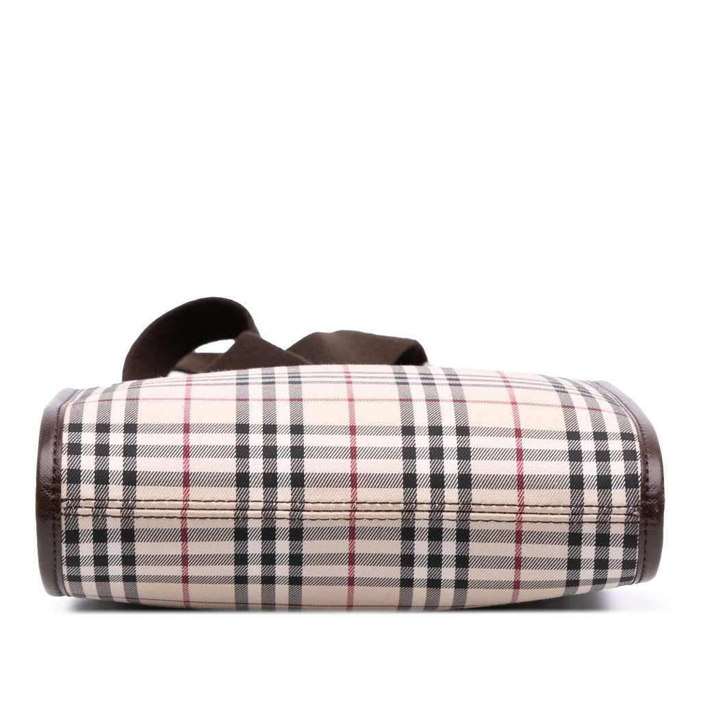 Burberry House Check Canvas Crossbody - Image 6