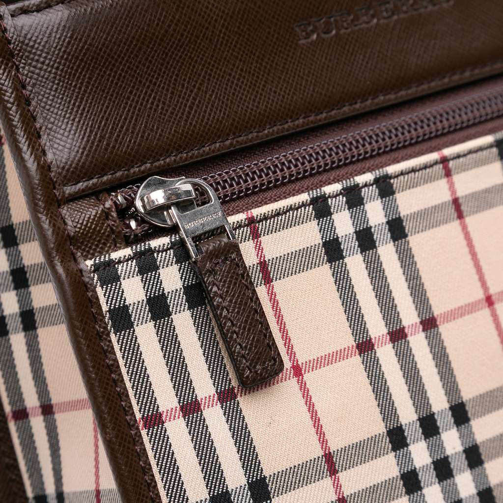 Burberry House Check Canvas Crossbody - Side view