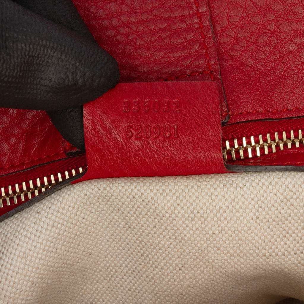 Gucci Small Calfskin Bamboo Shopper Satchel - Side view