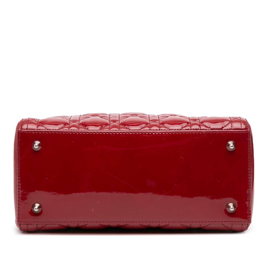 Dior Medium Patent Cannage Lady Dior - 3