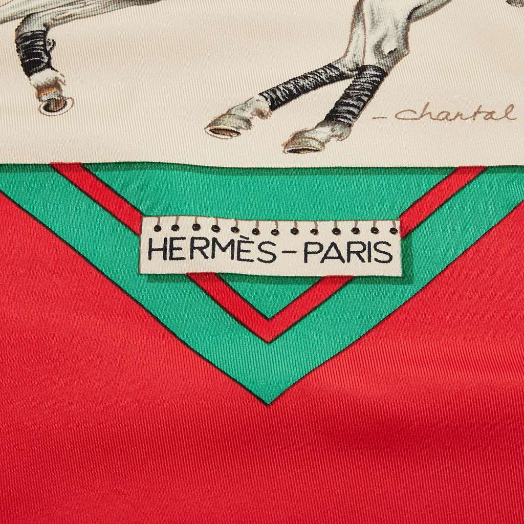 Hermès Le Monde du Polo Silk Scarf - Image 6