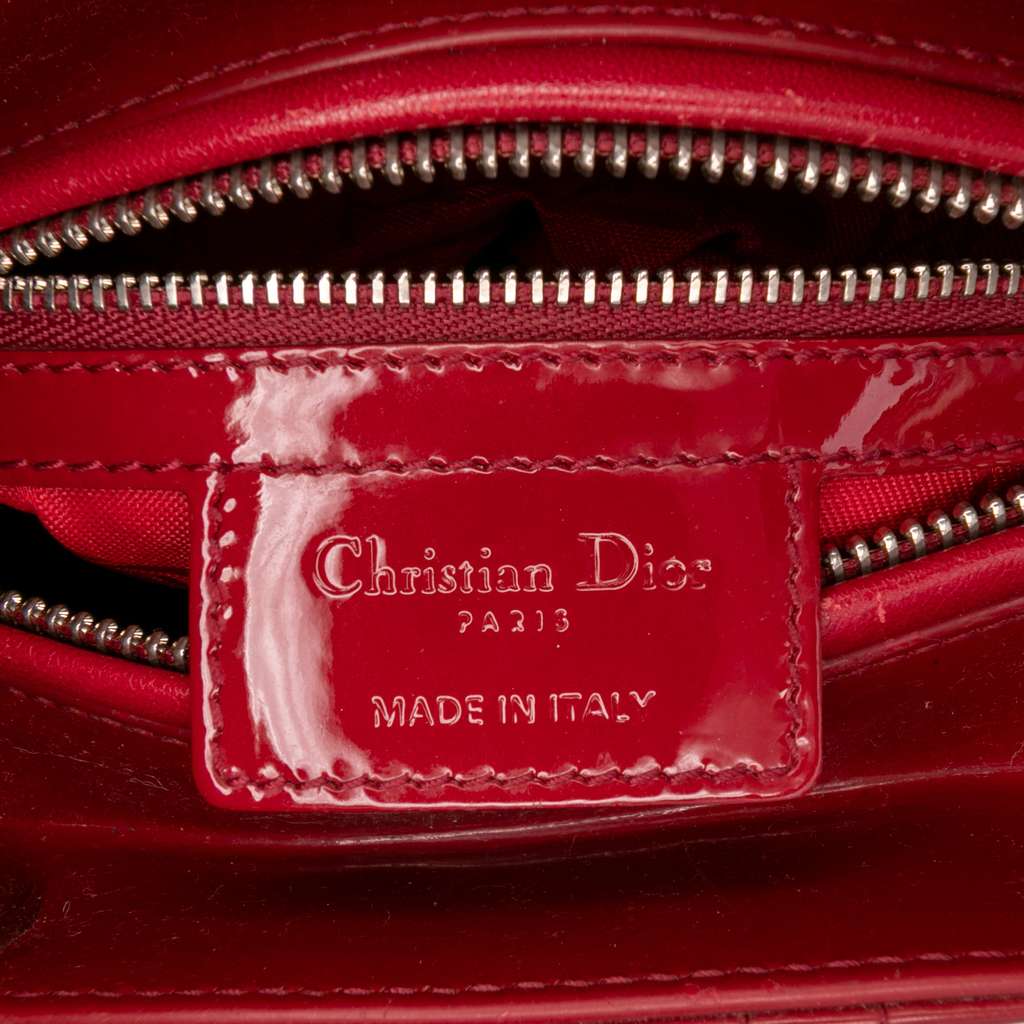 Dior Medium Patent Cannage Lady Dior - 5