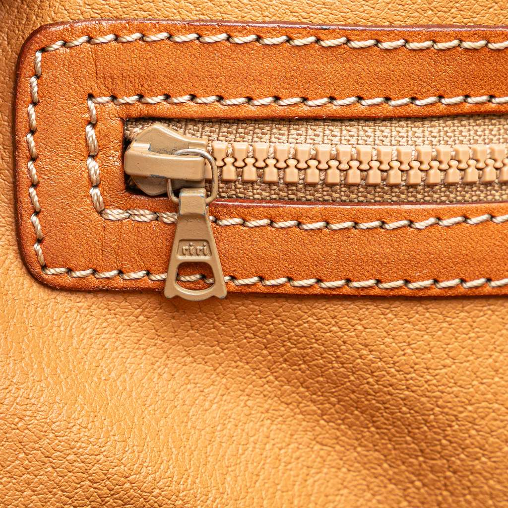 Celine Macadam Coated Canvas Dome Satchel - Detail 2