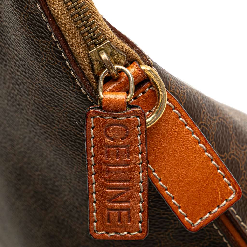 Celine Macadam Coated Canvas Dome Satchel - Image 10