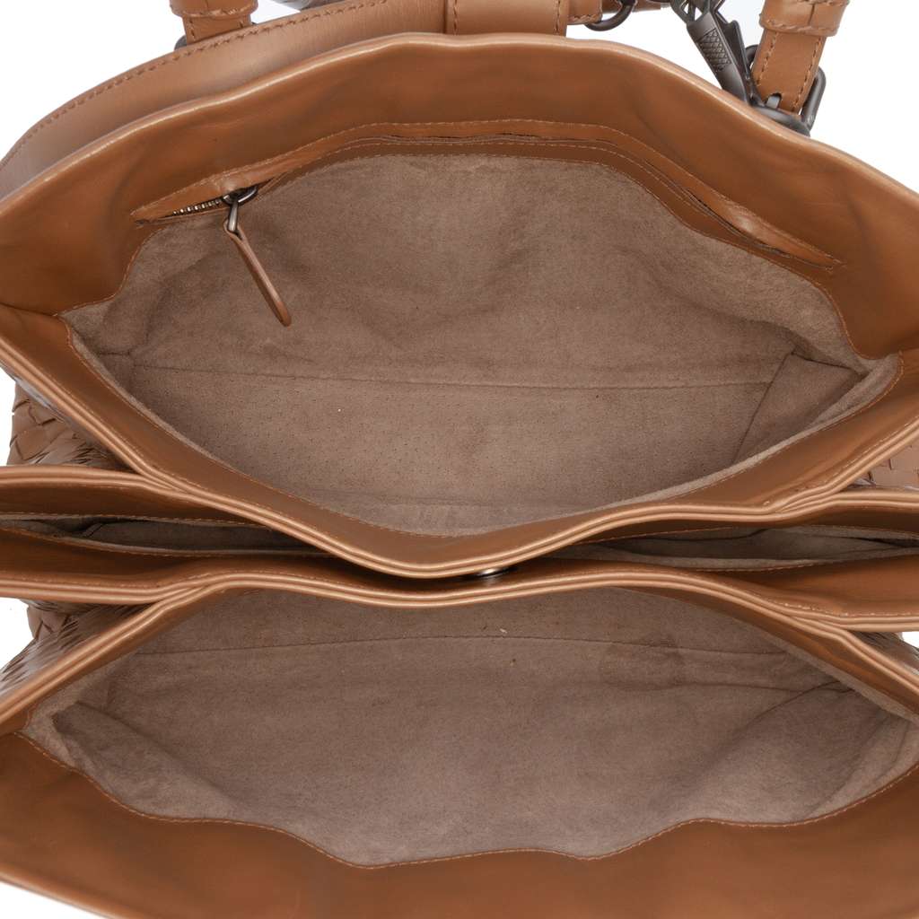 Bottega Veneta Small Nappa Intrecciato Roma Satchel - 4