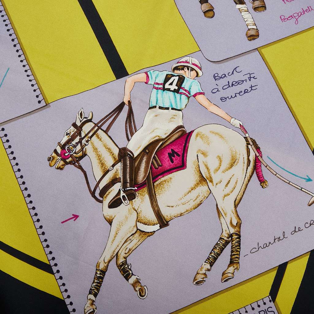 Hermès Le Monde du Polo Silk Scarf - 5