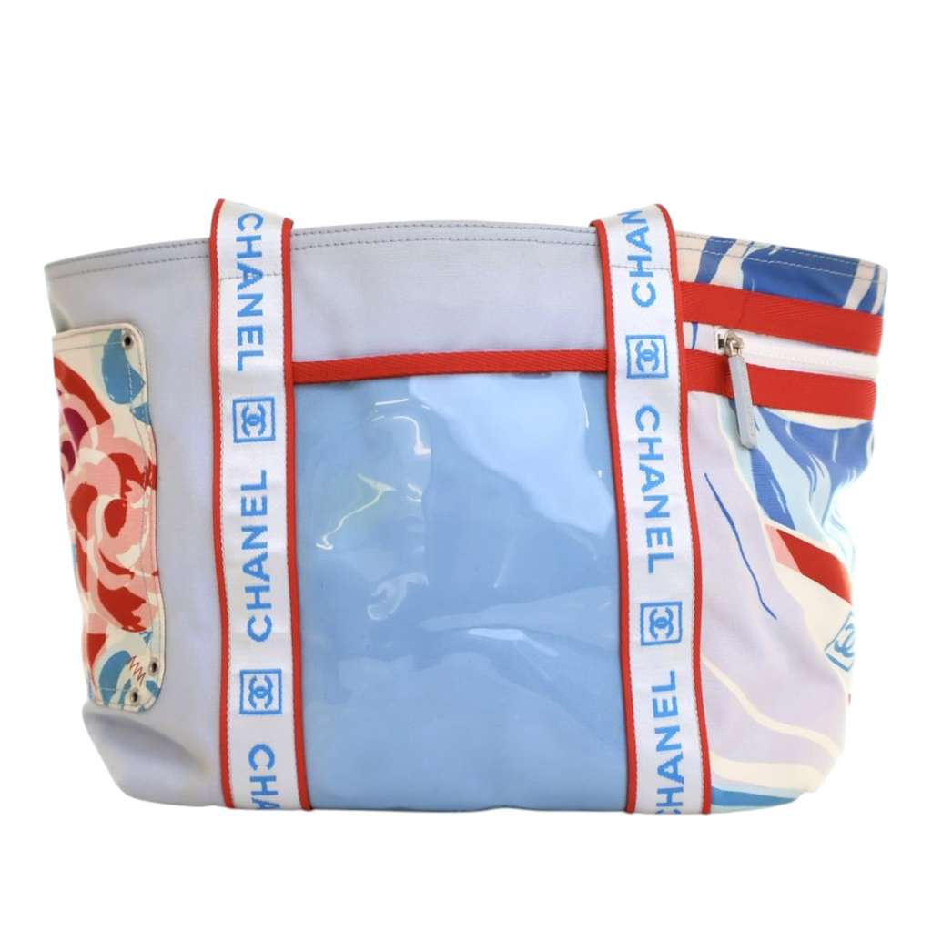 Chanel Tricolor Canvas Sports Line Surf Tote - 3