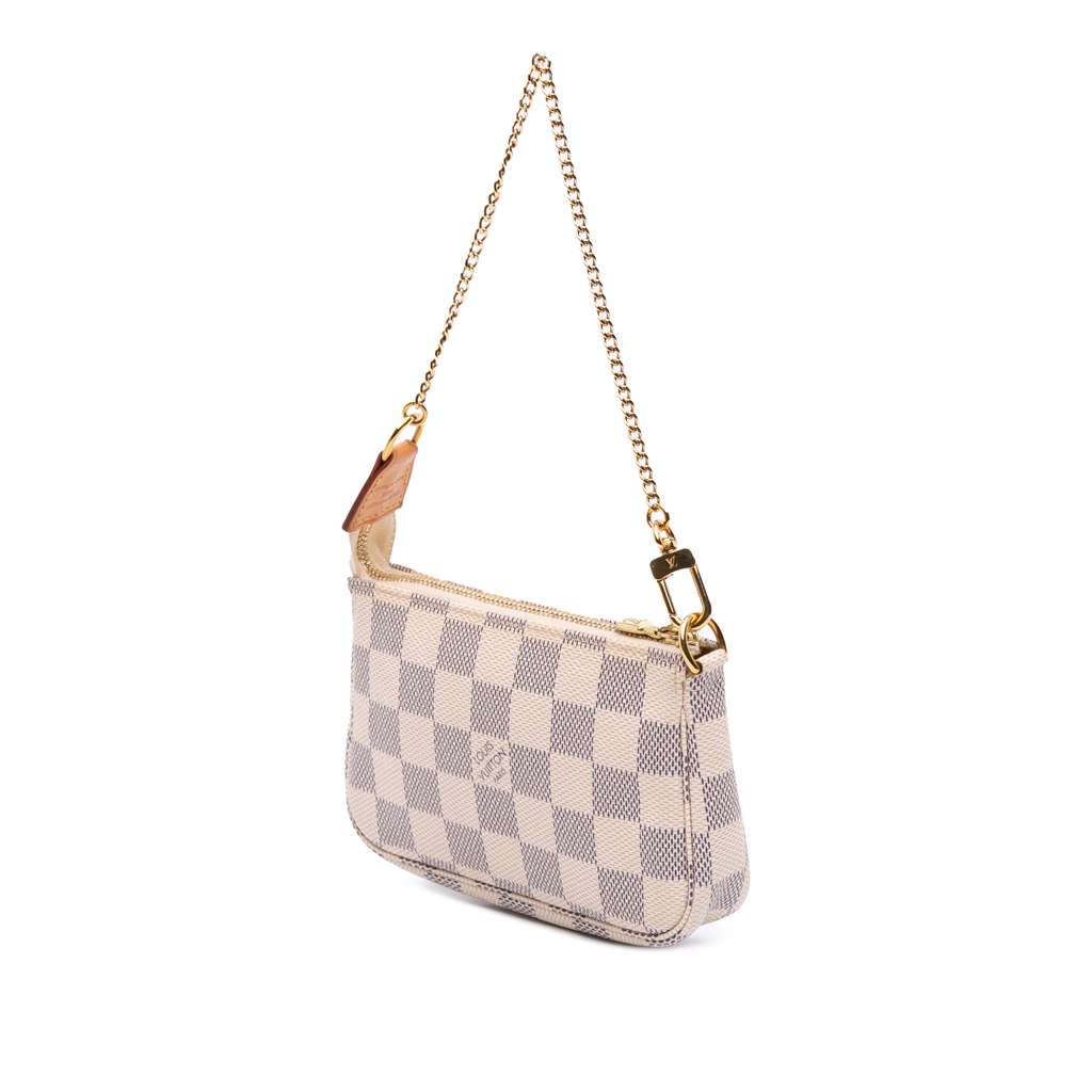 Louis Vuitton Damier Azur Mini Pochette Accessoires - Back view