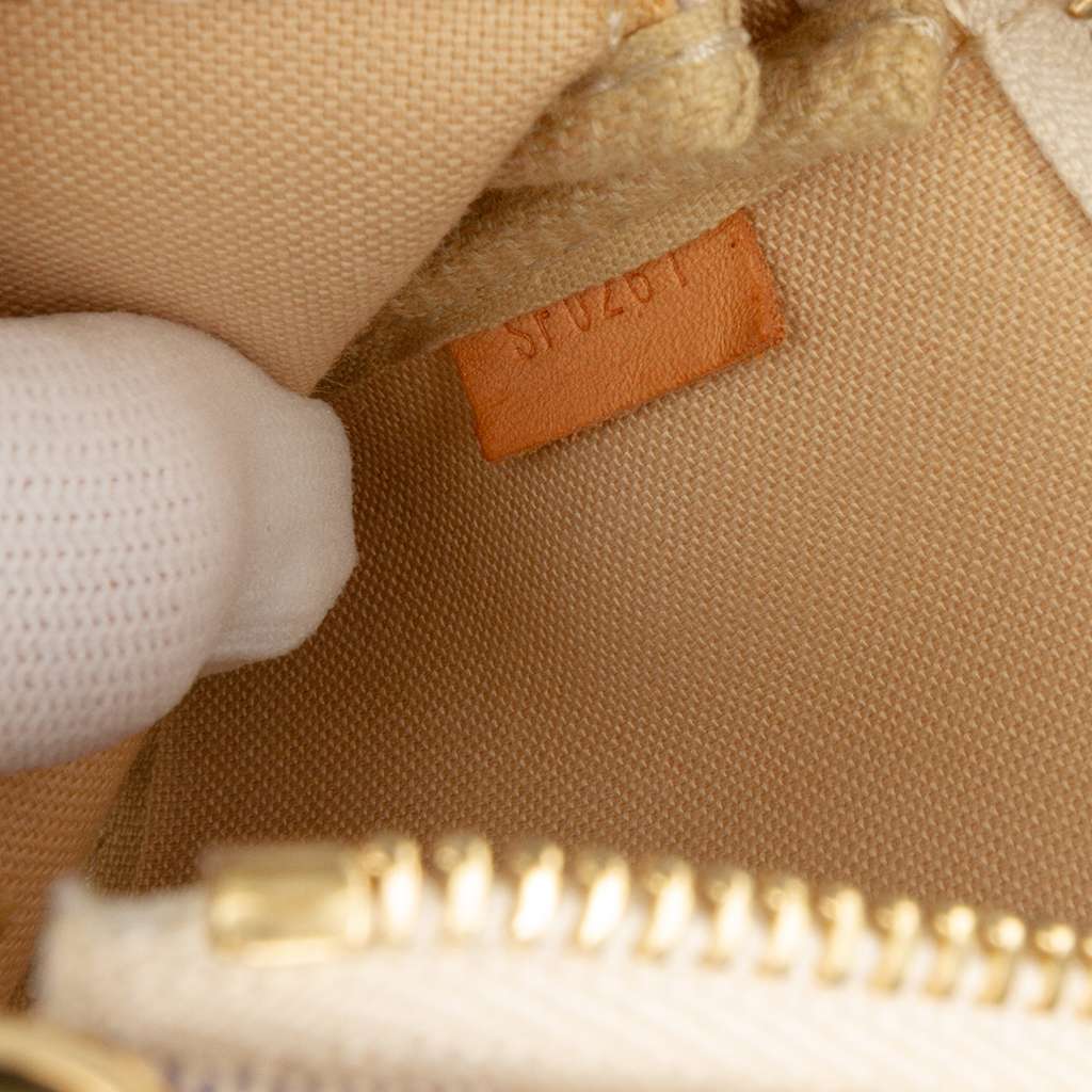 Louis Vuitton Damier Azur Mini Pochette Accessoires - Side view