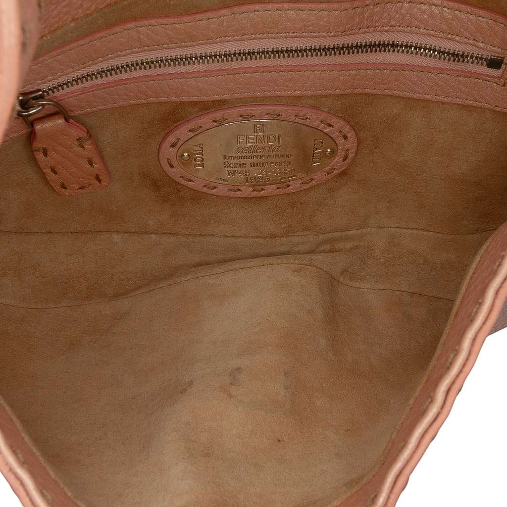 Fendi Leather Selleria Shoulder Bag - 4