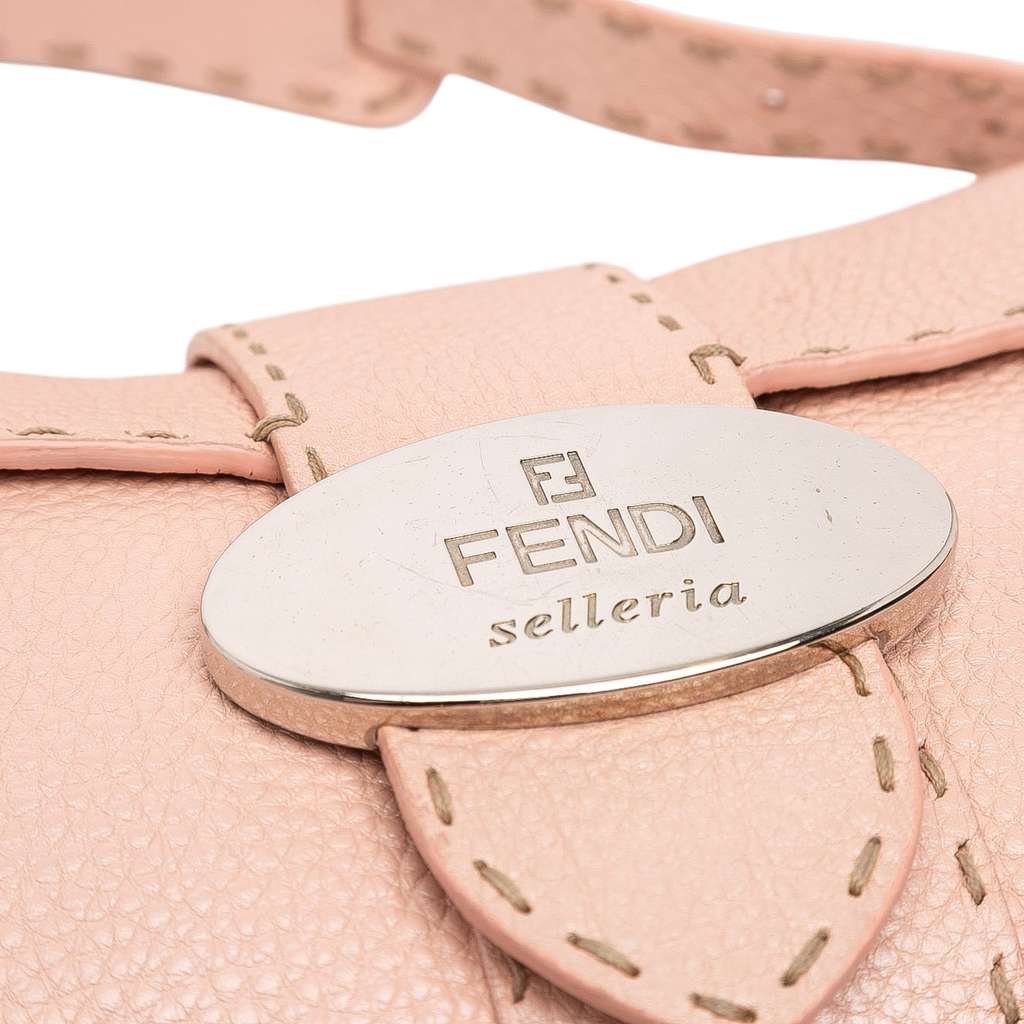 Fendi Leather Selleria Shoulder Bag - Image 10