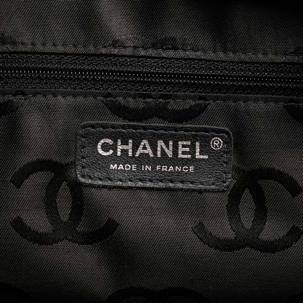 Chanel Large Quilted Lambskin Cambon Ligne Tote - Side view