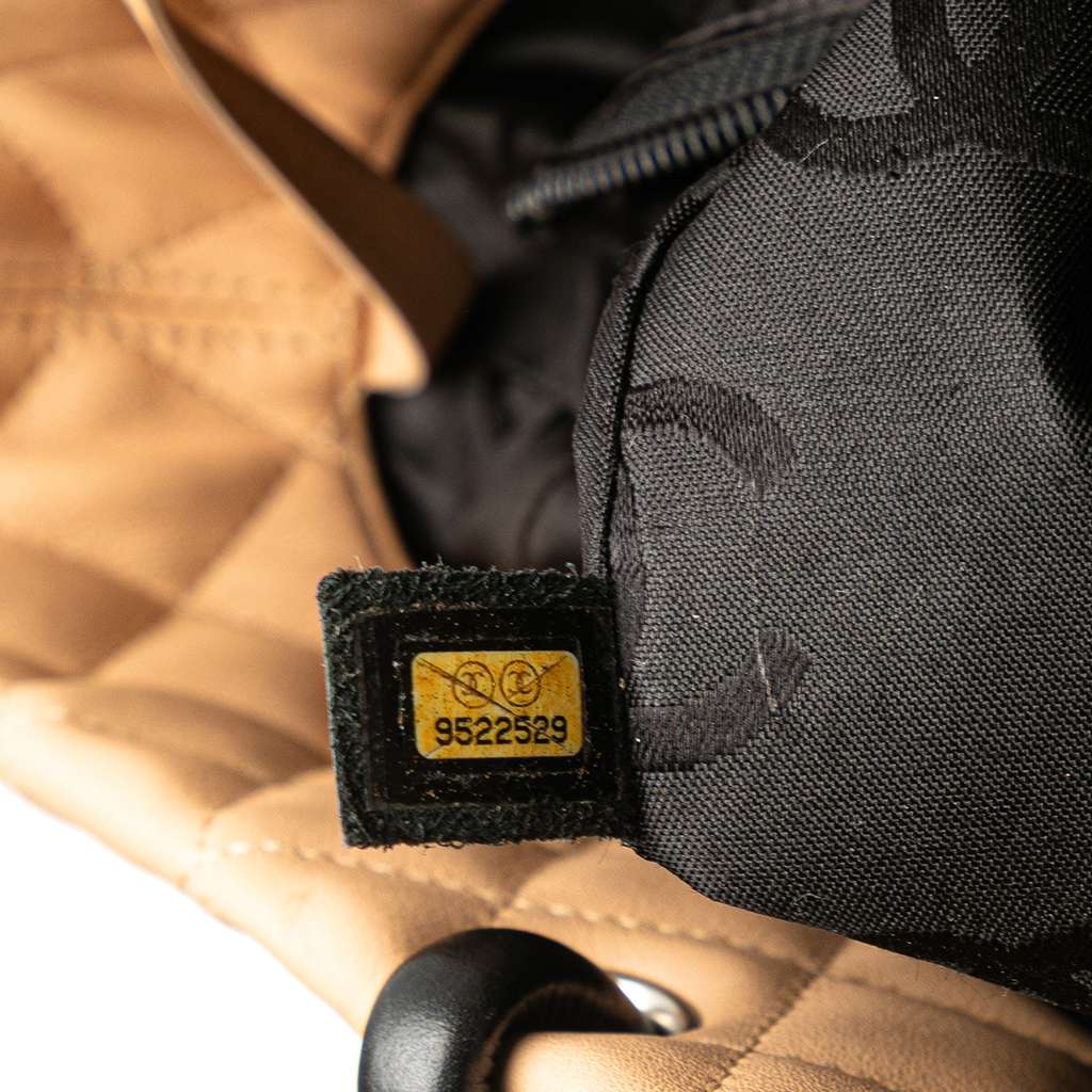 Chanel Large Quilted Lambskin Cambon Ligne Tote - Detail 1