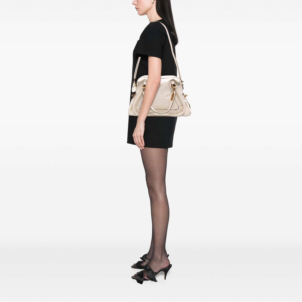 Chloé Medium Leather Paraty Satchel - Image 13
