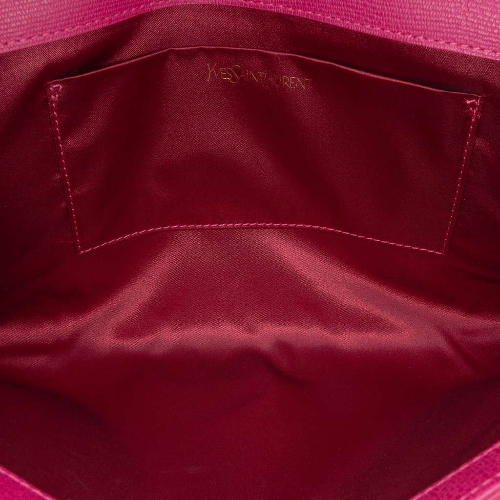 Saint Laurent Leather Chyc Ligne Clutch - 4