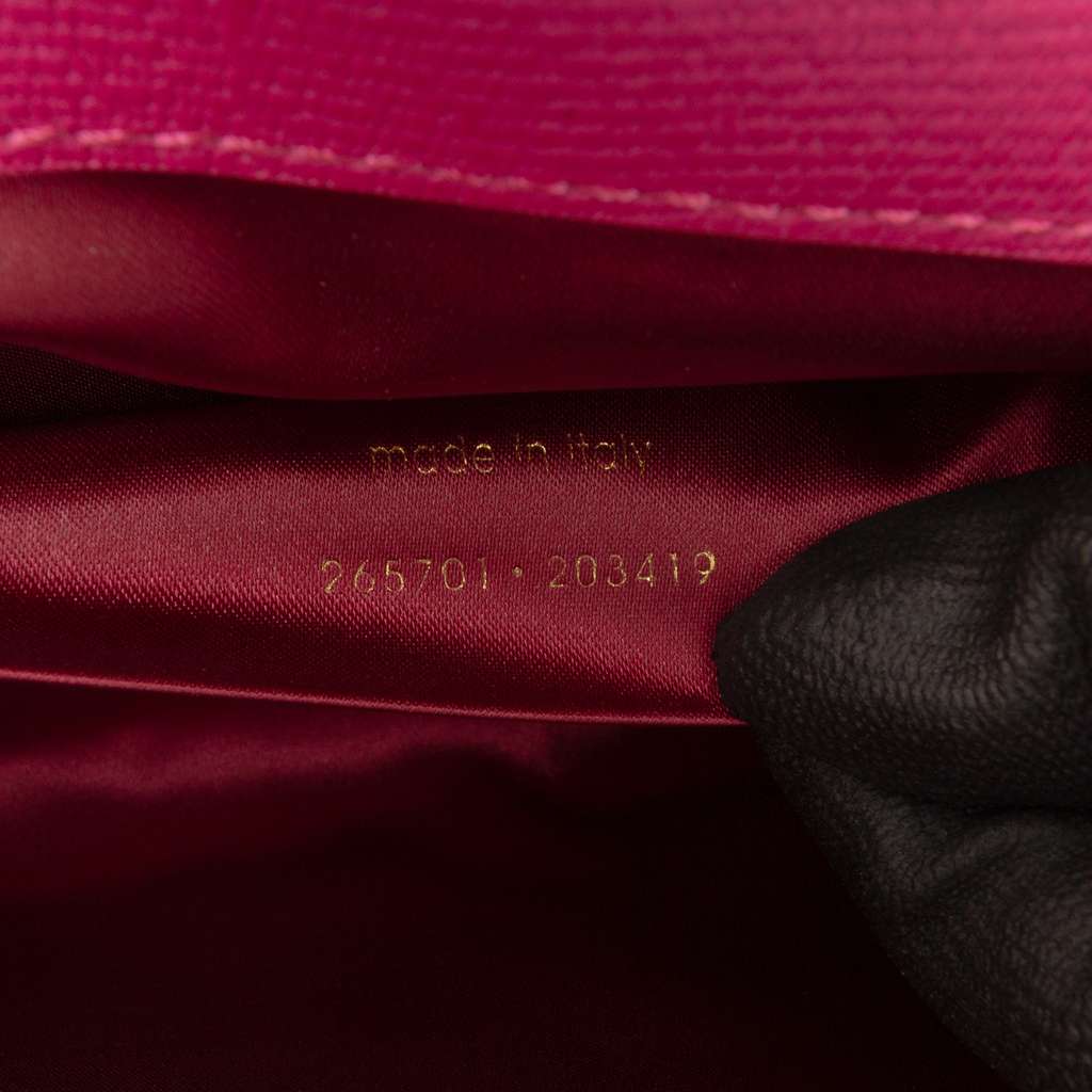 Saint Laurent Leather Chyc Ligne Clutch - 5