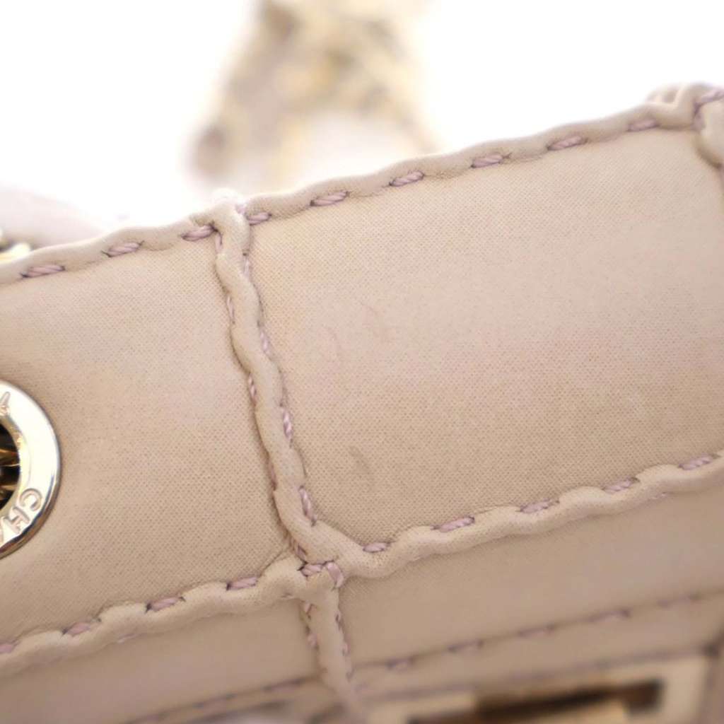 Chanel Mini Reissue 2.55 Iridescent Lambskin Stitched Single Flap - Image 14