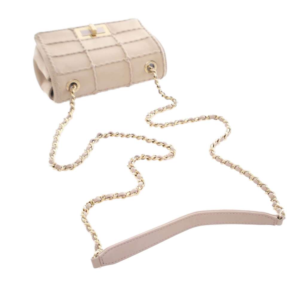 Chanel Mini Reissue 2.55 Iridescent Lambskin Stitched Single Flap - Image 16