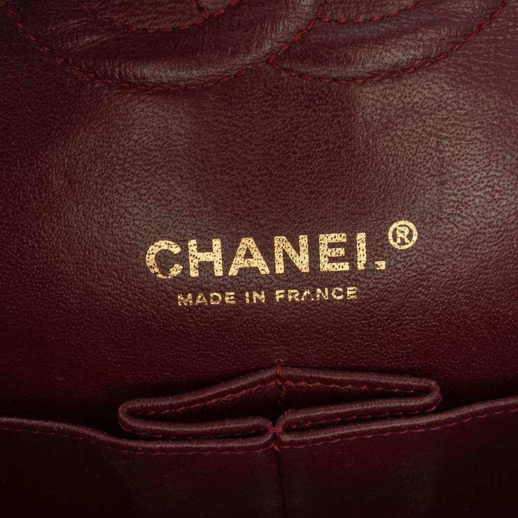 Chanel Medium Classic Caviar Double Flap - Side view