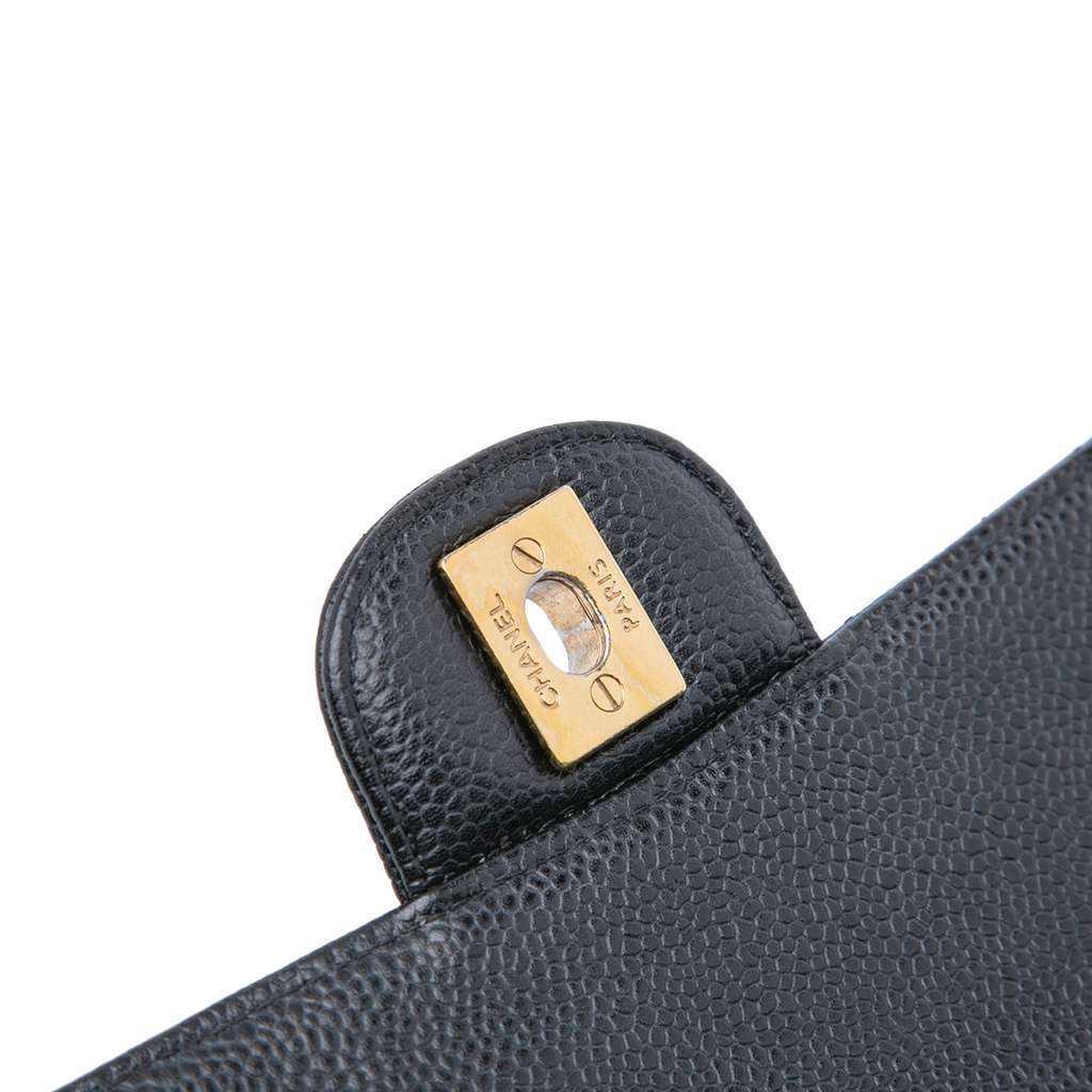 Chanel Medium Classic Caviar Double Flap - Detail 2