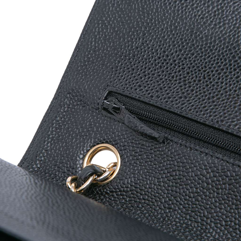 Chanel Medium Classic Caviar Double Flap - Image 10