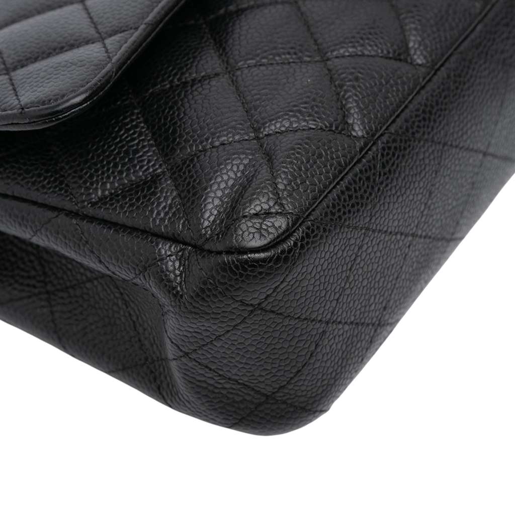 Chanel Medium Classic Caviar Double Flap - Image 12