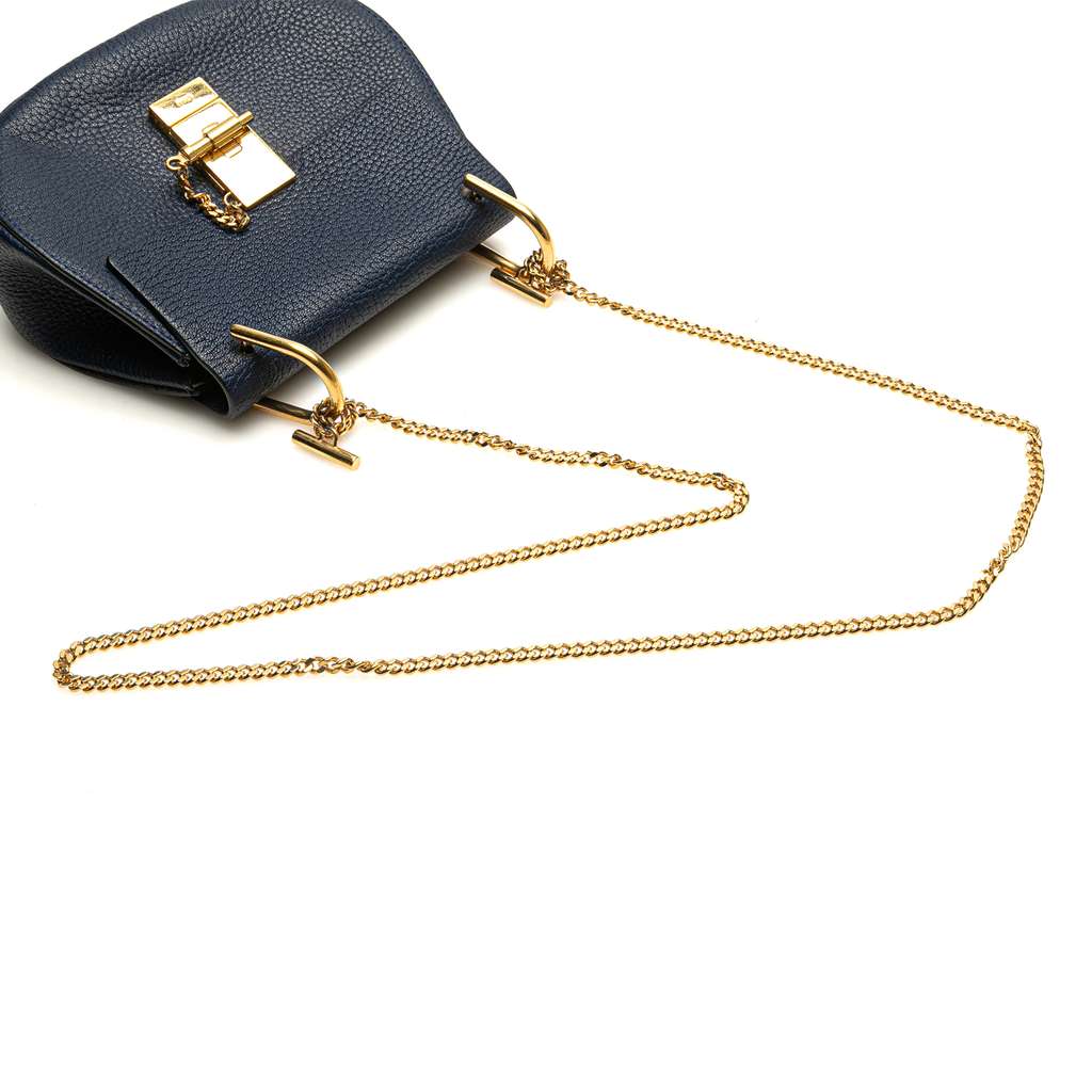 Chloé Small Leather Drew Crossbody - Image 11