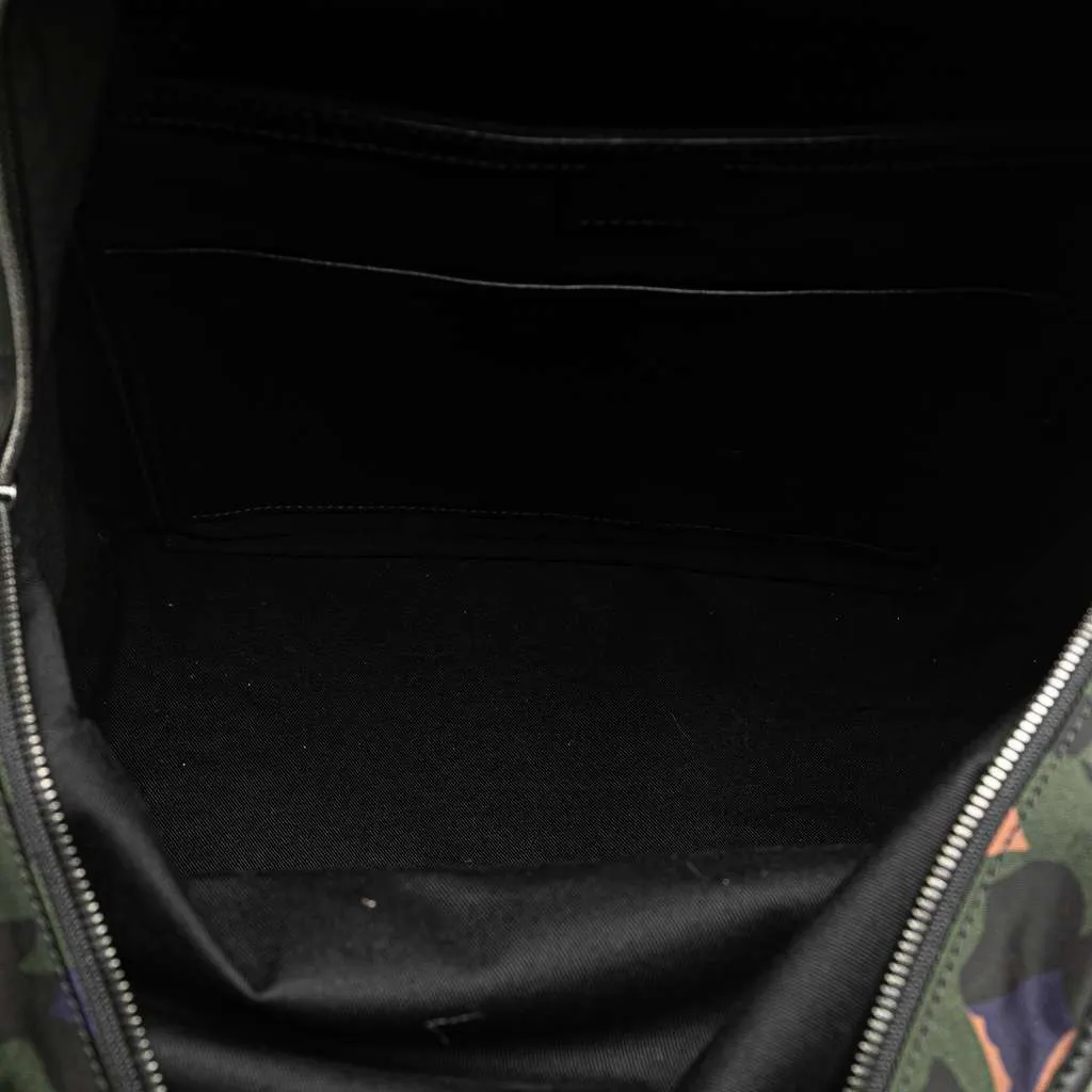 Mcm Nylon Camo Munich Lion Dieter Backpack Green Good - Model View