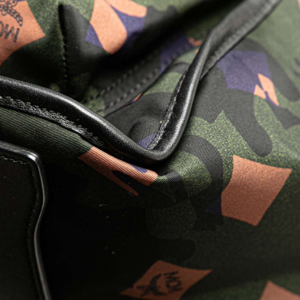 Mcm Nylon Camo Munich Lion Dieter Backpack - Image 11