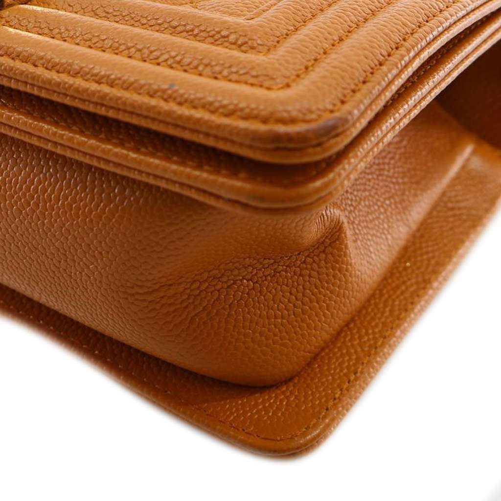 Chanel Small Quilted Caviar Boy Flap - Image 14