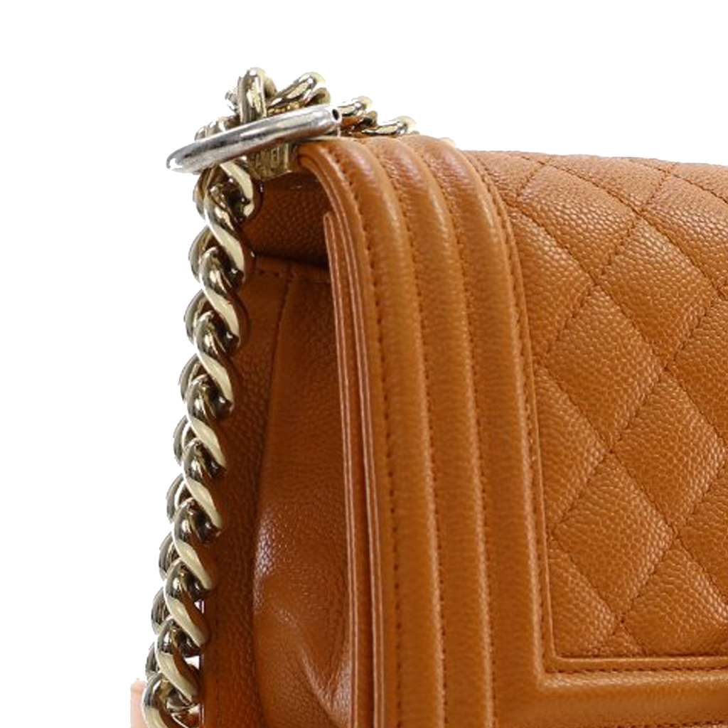Chanel Small Quilted Caviar Boy Flap - Image 12