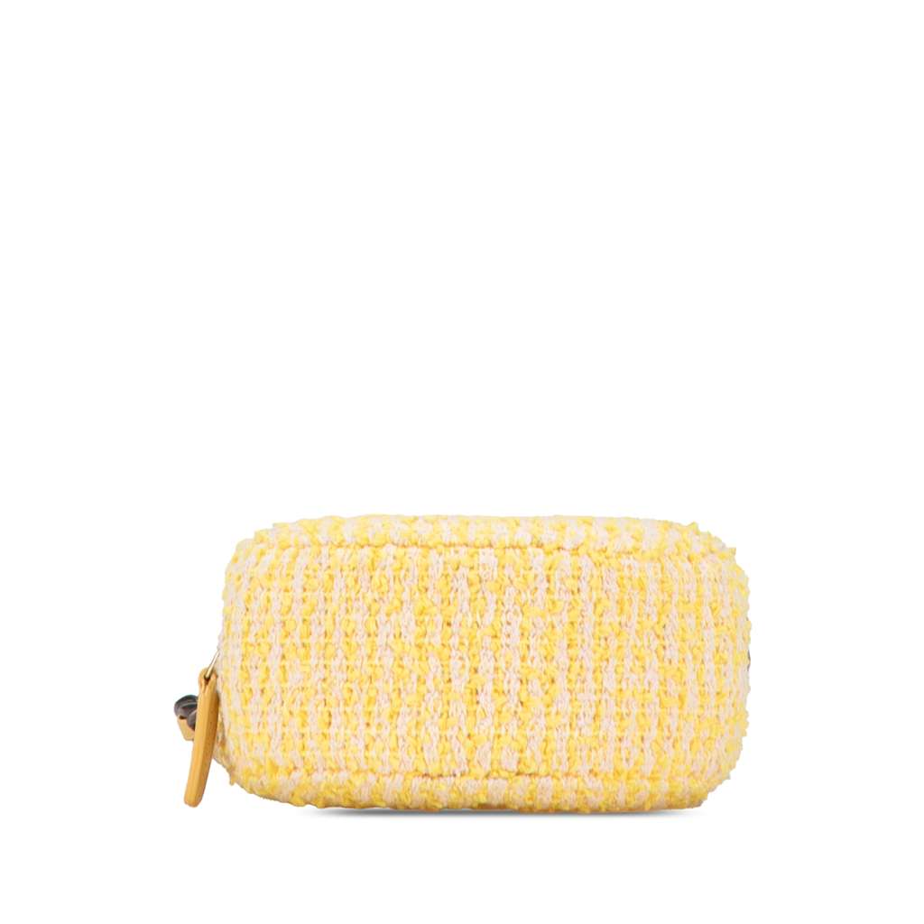 Chanel Tweed 19 Round Clutch with Chain - Image 6
