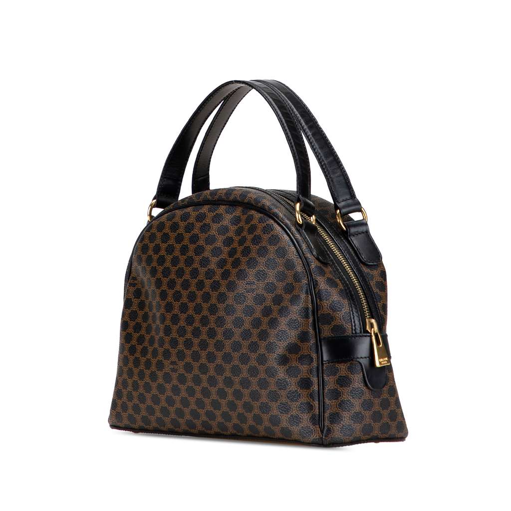 Celine Macadam Coated Canvas Dome Handbag - 2