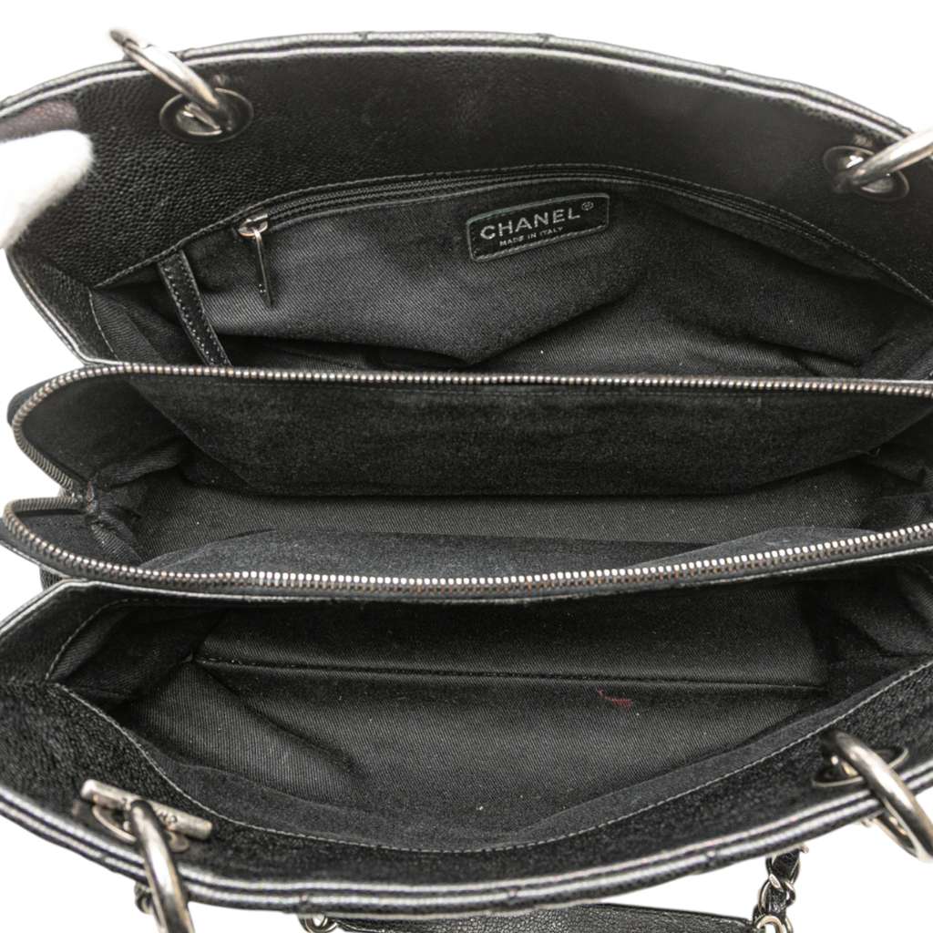 Chanel Quilted Iridescent Caviar Chic Shopping Tote - 4