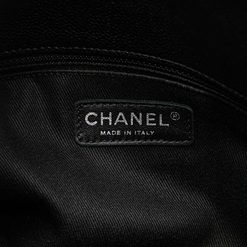 Chanel Quilted Iridescent Caviar Chic Shopping Tote - 5