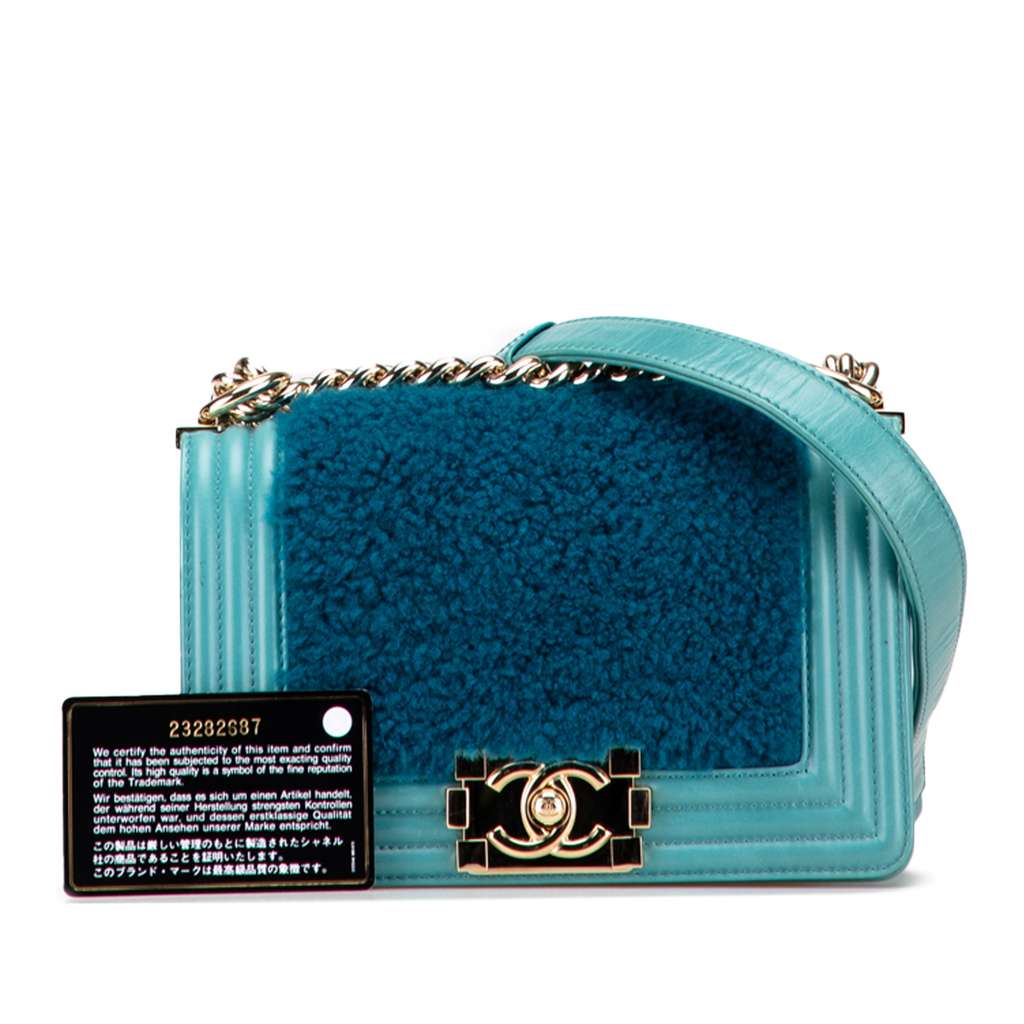 Chanel Small Shearling Boy Flap - Image 13